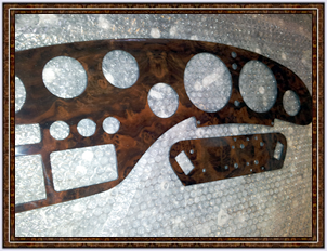 TVR veneer restoration by London Carriage Craft
